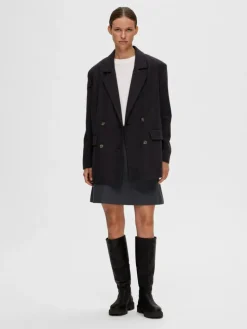 Mercy-Ula Mini Nederdel, Dark Grey Melange, 40