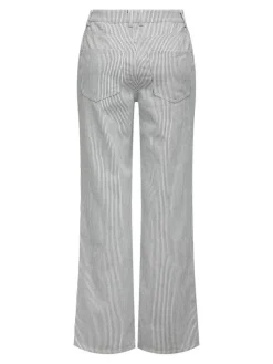 Merle Højtaljede Bukser, White/Night Sky, XS/L32