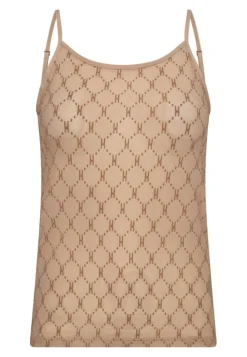 Mesh Singlet Top, Sand, XS