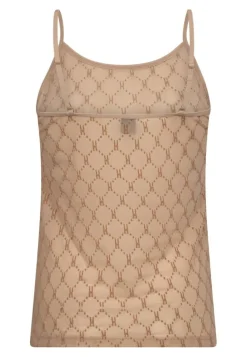 Mesh Singlet Top, Sand, XS