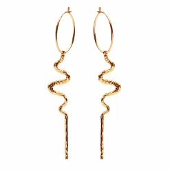 Mia Creol Øreringe, Guld