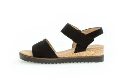 Microvelour Sandaler, Black, 41