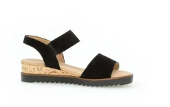 Microvelour Sandaler, Black, 41