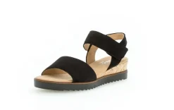 Microvelour Sandaler, Black, 41