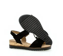 Microvelour Sandaler, Black, 41