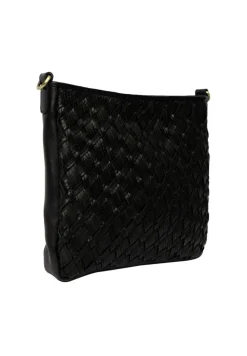 Mika Medium Crossbody, Black