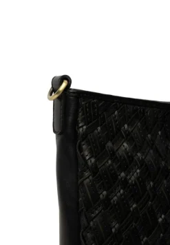 Mika Medium Crossbody, Black