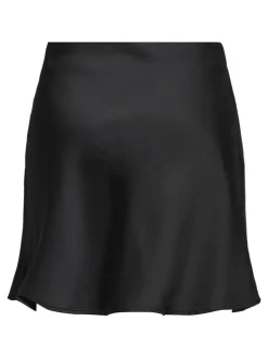 Mika Satin Nederdel, Black, XS
