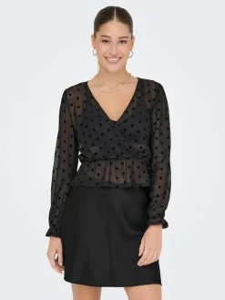 Mika Satin Nederdel, Black, XS