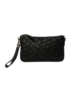 Mika Small Clutch, Black