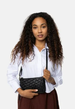 Mika Small Clutch, Black