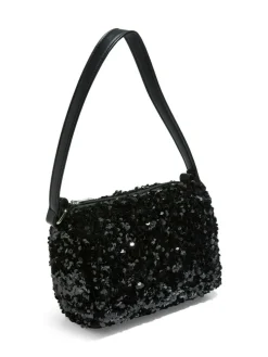 Mille Glitter Skuldertaske, Black