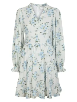 Miller Floral Dream Kjole, Light Blue, 36