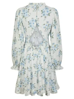 Miller Floral Dream Kjole, Light Blue, 36
