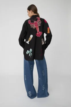 Million Dollar Baby Bukser, Washed Denim Blue, 34