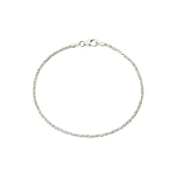 Million Dots Armbånd, Silver, 16-17 cm