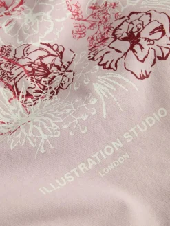 Millow Loose T-shirt, Violet Ice, S