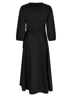 Minga Poplin Kjole, Black, 34