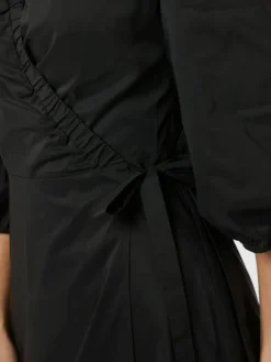 Minga Poplin Kjole, Black, 34