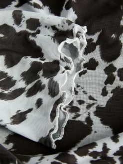 Minna Mesh Kjole, Black Coffee, XS