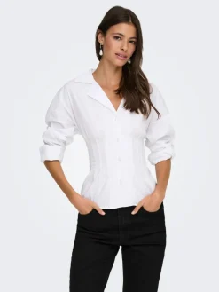 Mio Fitted Skjorte, White, M