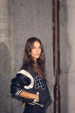 Mix Bomber Jakke, Black, M