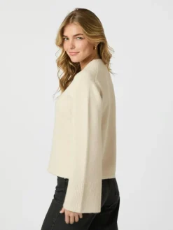 Mixie Knit Cardigan, Ivory, 38