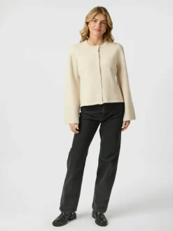Mixie Knit Cardigan, Ivory, 38