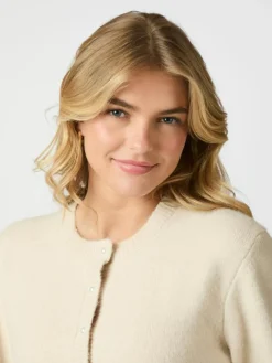 Mixie Knit Cardigan, Ivory, 38