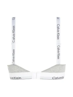 Modern Cotton Bralette, Grey Heather, XS