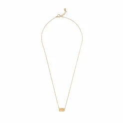 Mom Halskæde, 18C Gold Plated, 42+3 cm