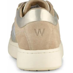 Monica Metallic Sneakers, Champagne, 39