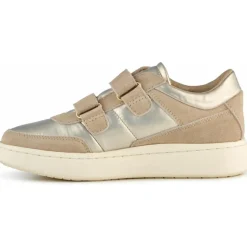 Monica Metallic Sneakers, Champagne, 39