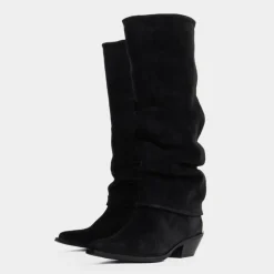 Montana Støvler, Black Suede, 37