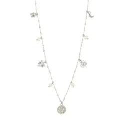 Mylan Halskæde, Silver Plated, 38+9 cm