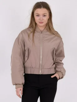 Nadja Bomber Jakke, Light Taupe, 38