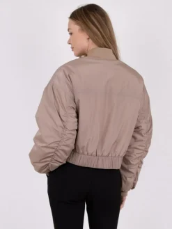 Nadja Bomber Jakke, Light Taupe, 38
