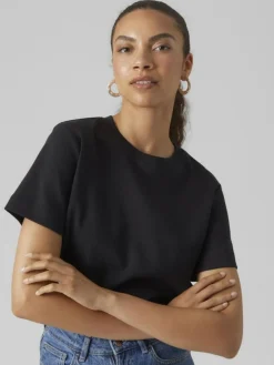 Naima T-shirt, Black, XL