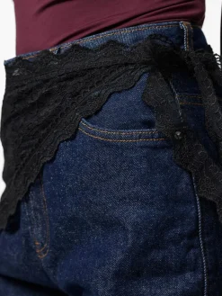 Naina Lace Hip Tørklæde, Black