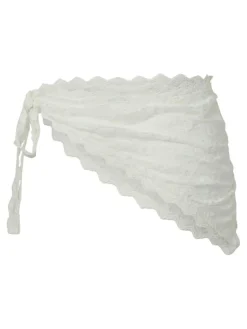 Naina Lace Hip Tørklæde, White