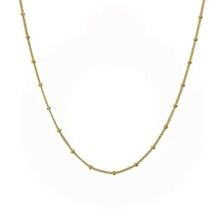 Nala Halskæde, Guld, 41 cm
