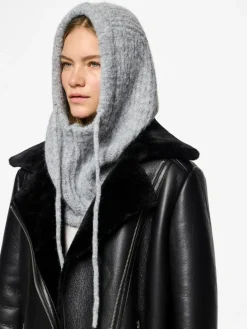 Nambi Balaclava, Light Grey Melange