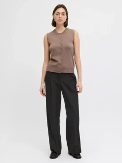 Naomi Ellis Wide Bukser, Black, M/L32