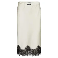 Naomi Lingerie Pencil Nederdel, Pearl, XL