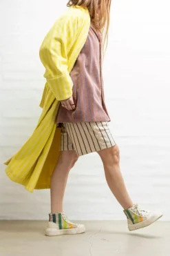 Naram Badekåbe, Pristine/Neon Yellow, S/M