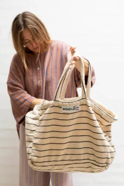 Naram Weekendtaske, Creme & Ink