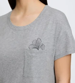 Natkjole, Dark Grey Melange, 38