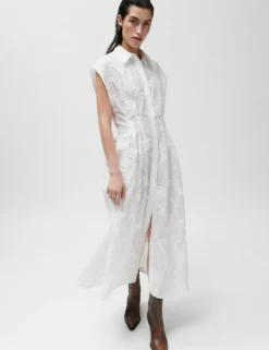 2ND Jamie Skjortekjole, Brilliant White, 42