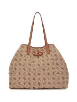 Neda Large Tote Bag, Latte