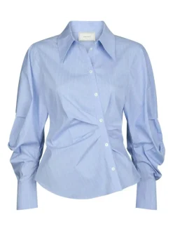 Neoella Flannel Skjorte, Light Blue, 40